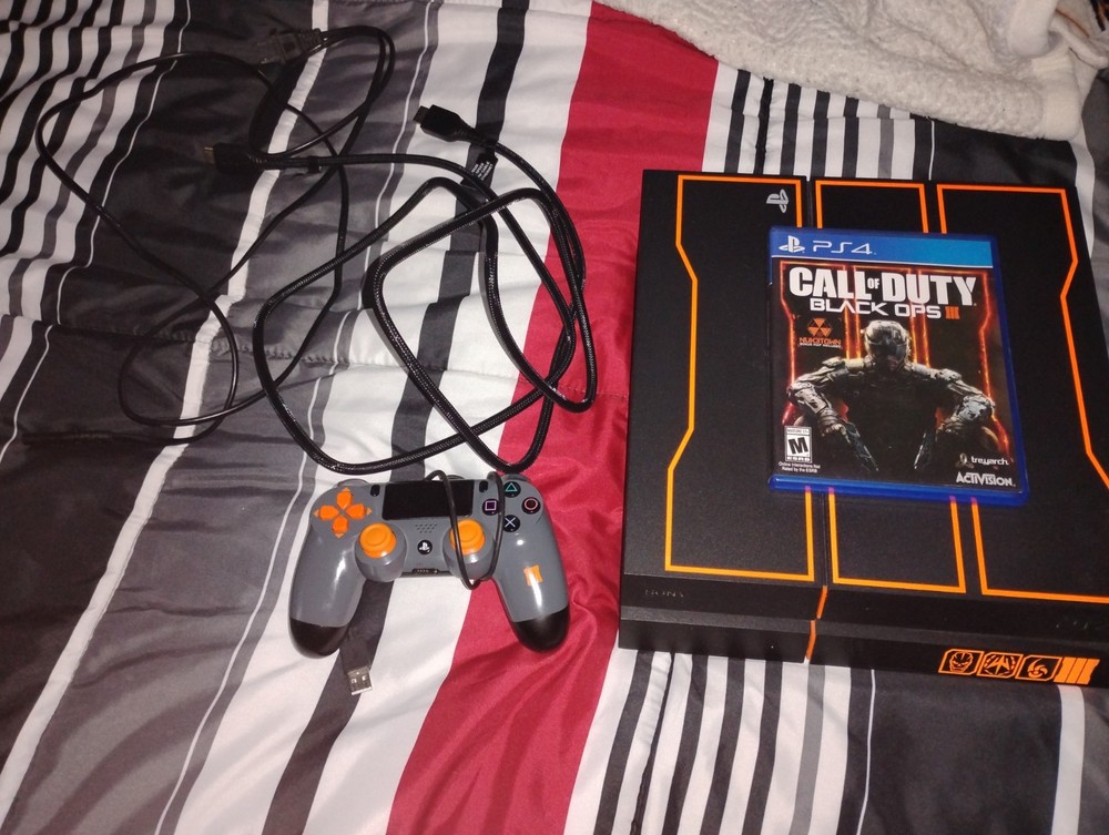 Sony PS4 PlayStation 4 COD Black Ops 3 Limited Edition Bundle OEM Console Set 1T