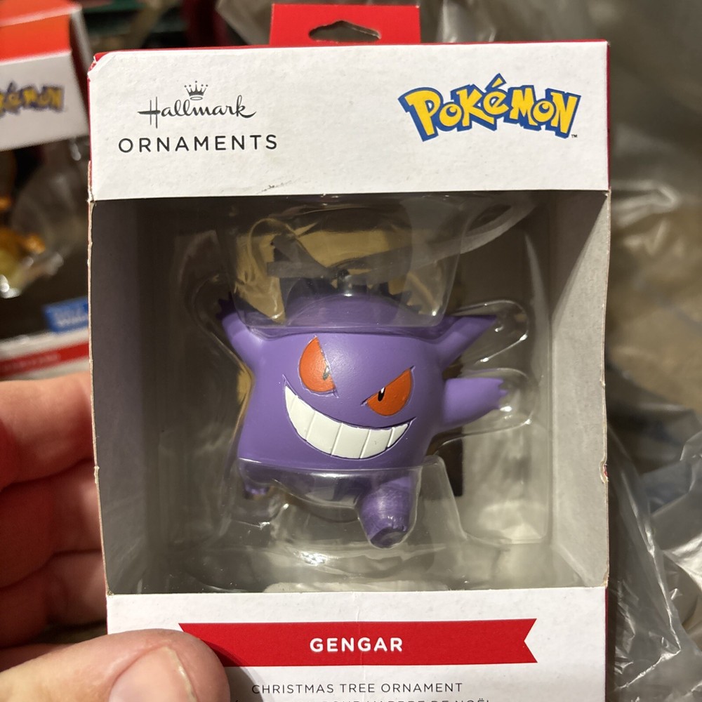 Hallmark 2024 Gengar Pokemon Christmas Tree Ornament New Sealed