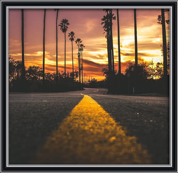 Aynoo 13x13 Black Silver Album LP Cover Frame with Free Shipping