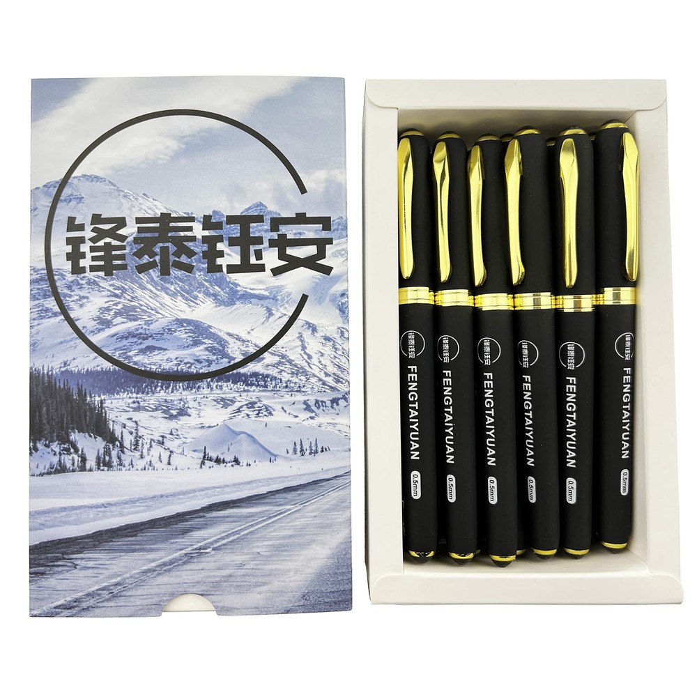 P18Pro, Gel Ink Rollerball Pens, Black Ink, Extra FIne 0.5mm, Writting Pens, ...
