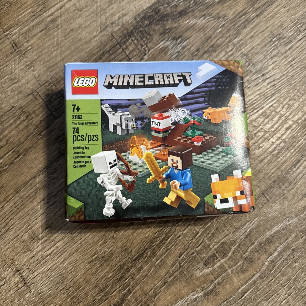 Retired LEGO 21162 Minecraft Taiga Adventure Set New Sealed