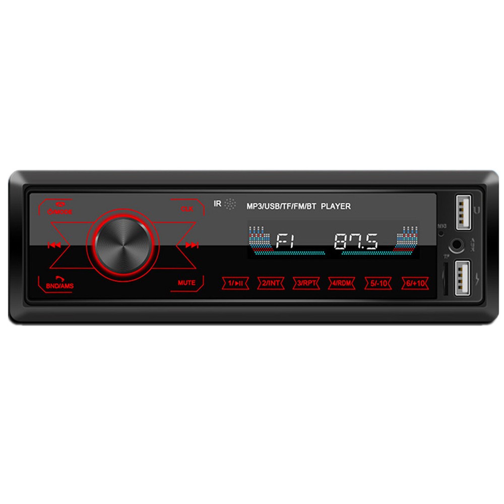 1 DIN Car Stereo with Bluetooth, MP3, FM, AUX, USB & WMA Support