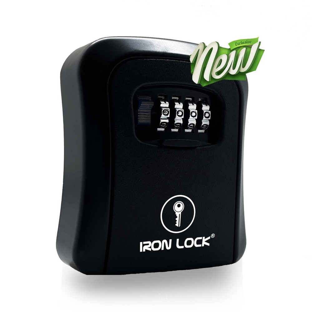 Wall Mount Key Lock Box with 4-Digit Resettable Combination