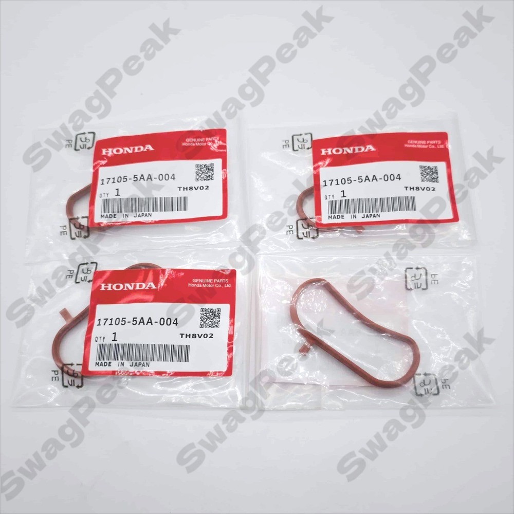 4PCS OEM Intake Manifold Gasket 17105-5AA-004 For Honda CR-V Accord Civic 1.5 L