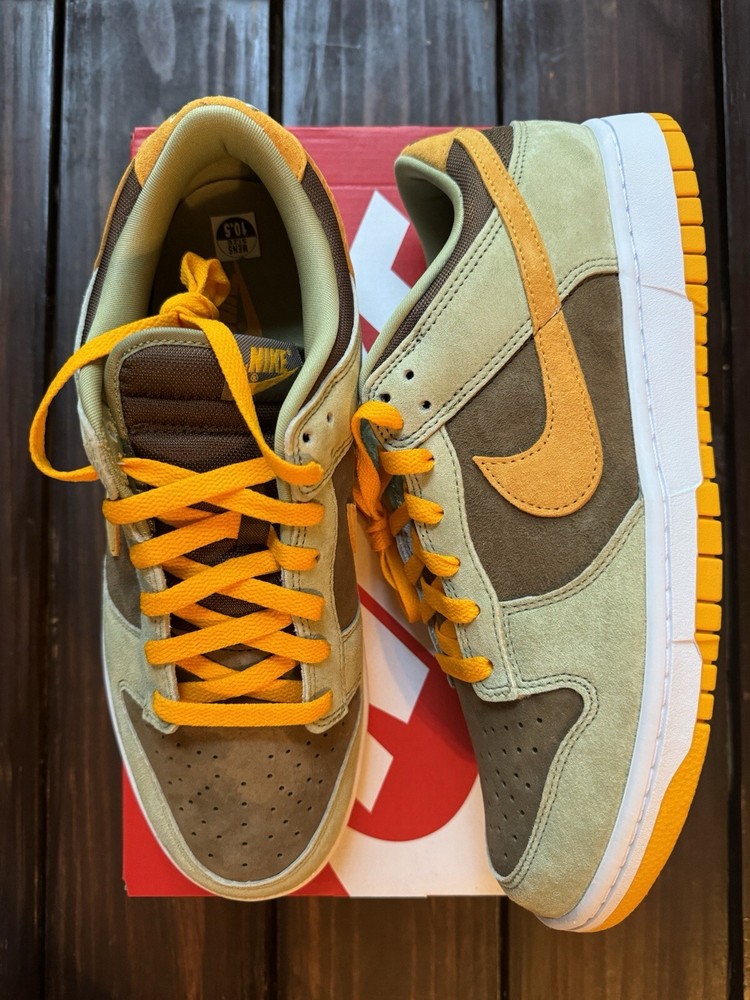 Nike Dunk Low Dusty Olive Size 10.5 2023 Authentic OG Retro Skate Suede