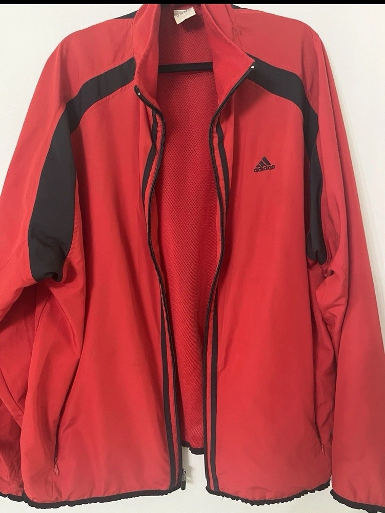 Vintage Red  Adidas Climaproof Windbreaker size XL