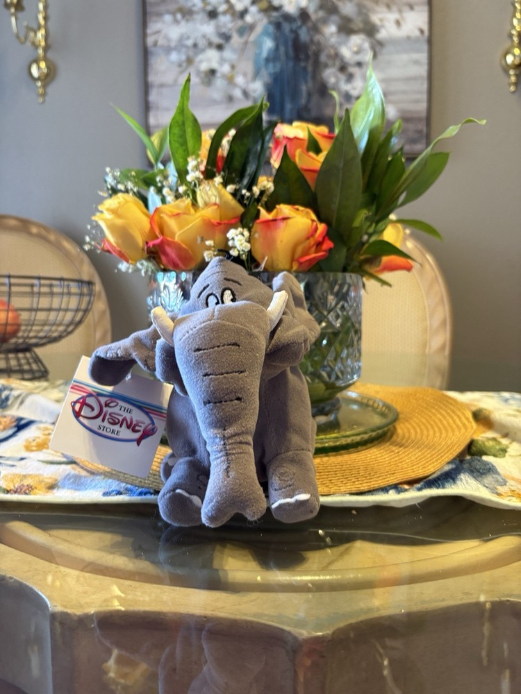 Disney Store George of the Jungle Shep Elephant Bean Bag Plush 8