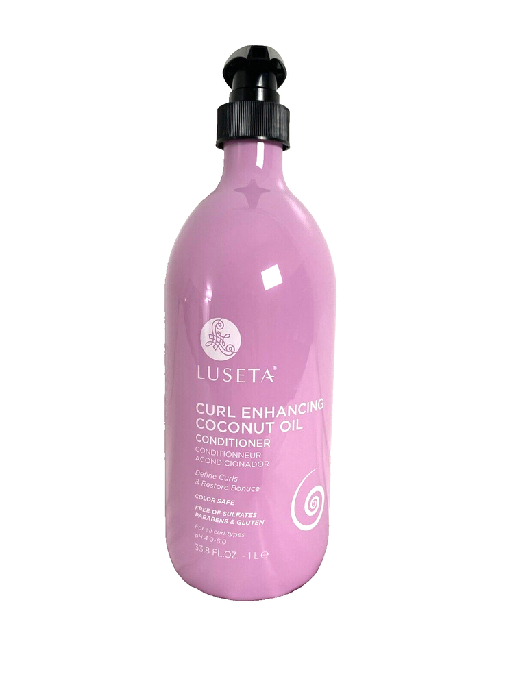 Luseta Coconut Oil Curl Define Conditioner Restores & Enhances Curls 33.8oz