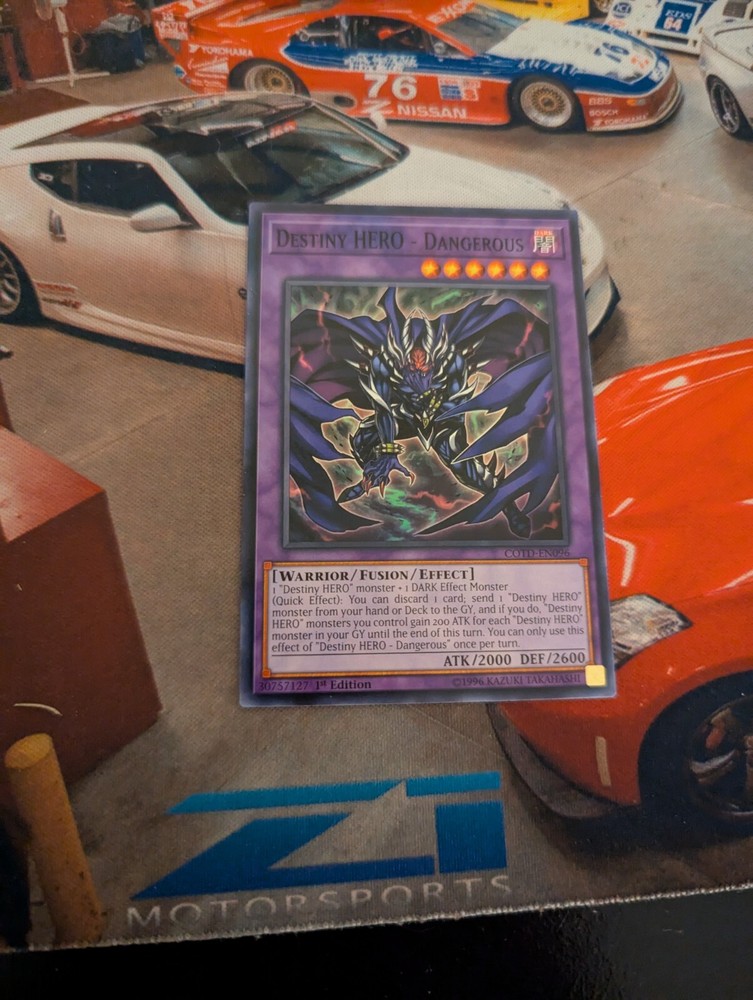 Destiny HERO Dangerous COTD-EN096 Code of the Duelist 1st Edition Trading Card