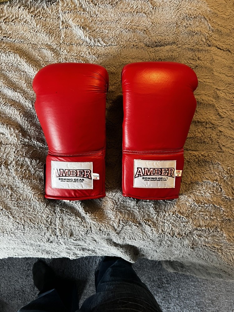 AMBER Sporting Goods Deluxe Boxing Bag Gloves, Size - Large