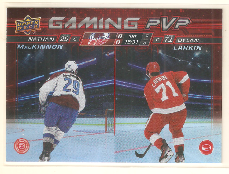 MacKinnin & Larkin 2024-25 Upper Deck Series 1 Gaming PVP Insert #12