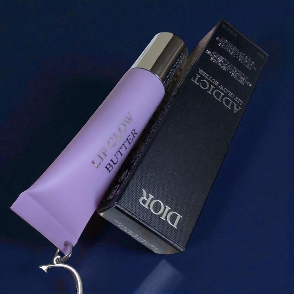 Dior Addict Lip Glow Butter Balm in Shade 102 Hydrating Glossy Finish