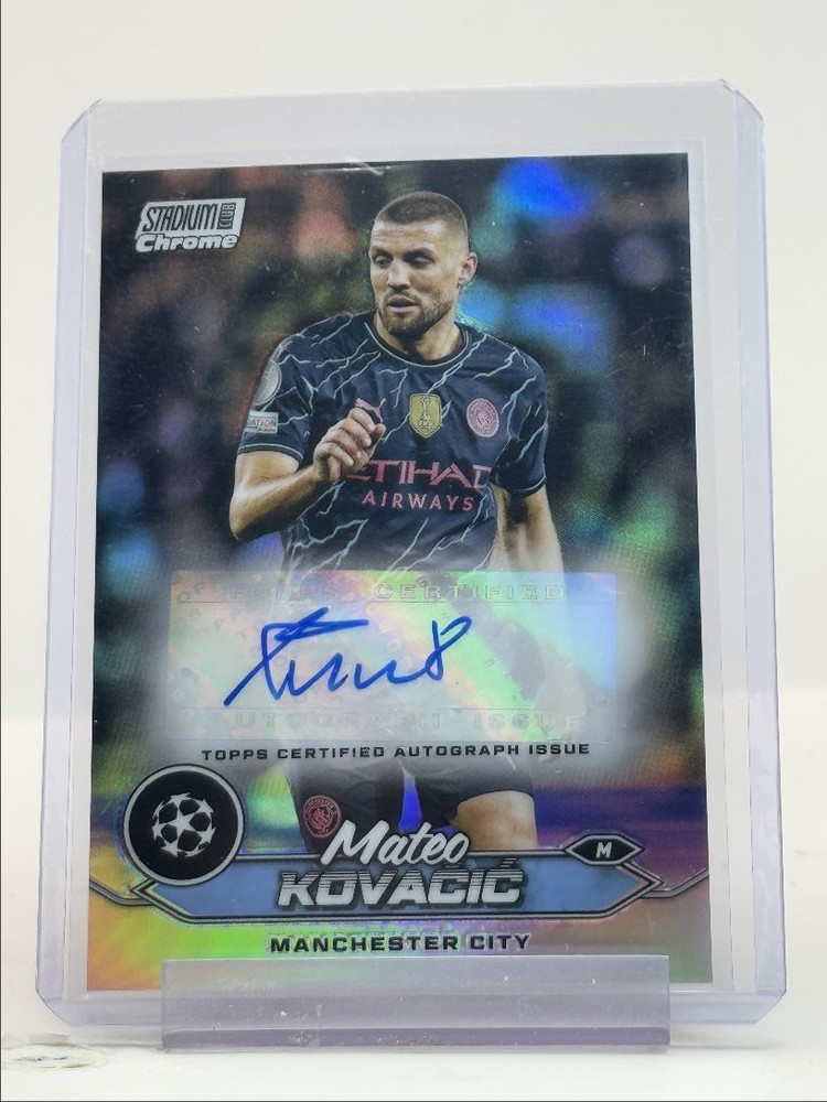 MATEO KOVACIC 5 2023 TOPPS STADIUM CLUB CHROME UEFA AUTOGRAPH AUTO Q0902