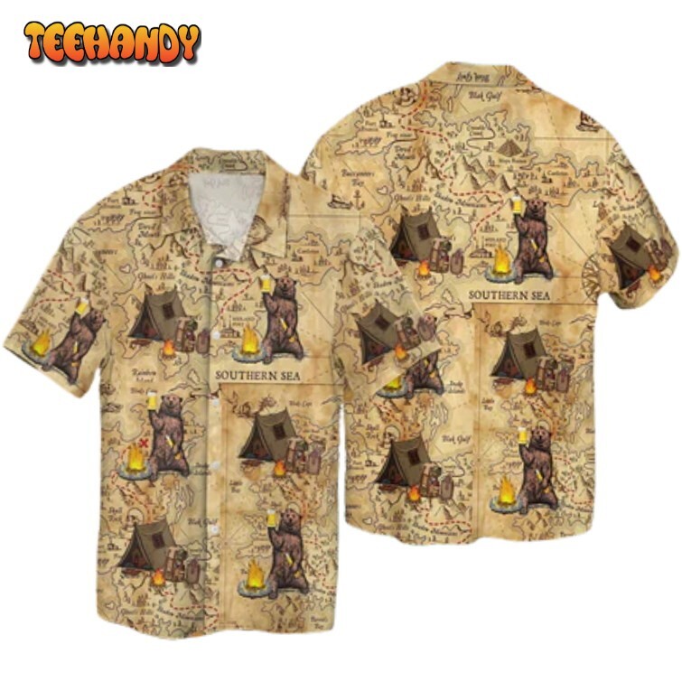 Camping Hawaiian Shirt 3D Full Printed Hawaii Aloha Shirt Hawaiian Shirts