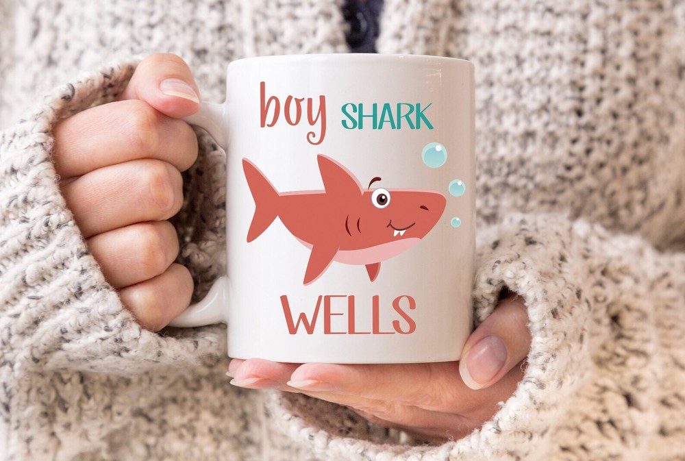 Boy Shark Mug Shark Mug Shark Coffee Mug Shark Coffee Cup Boy Birthday Mug Mug