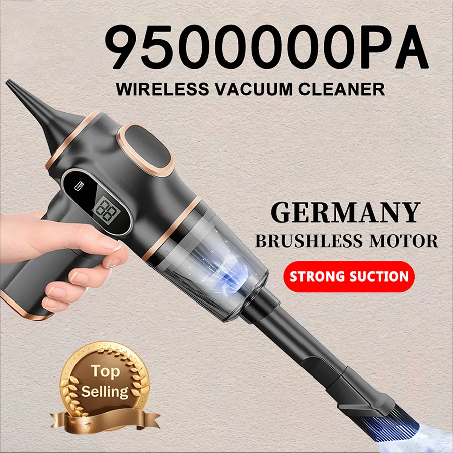 New 9500000Pa 5In1 Cordless Vacuum Cleaner Car Portable Robot Handheld Home US