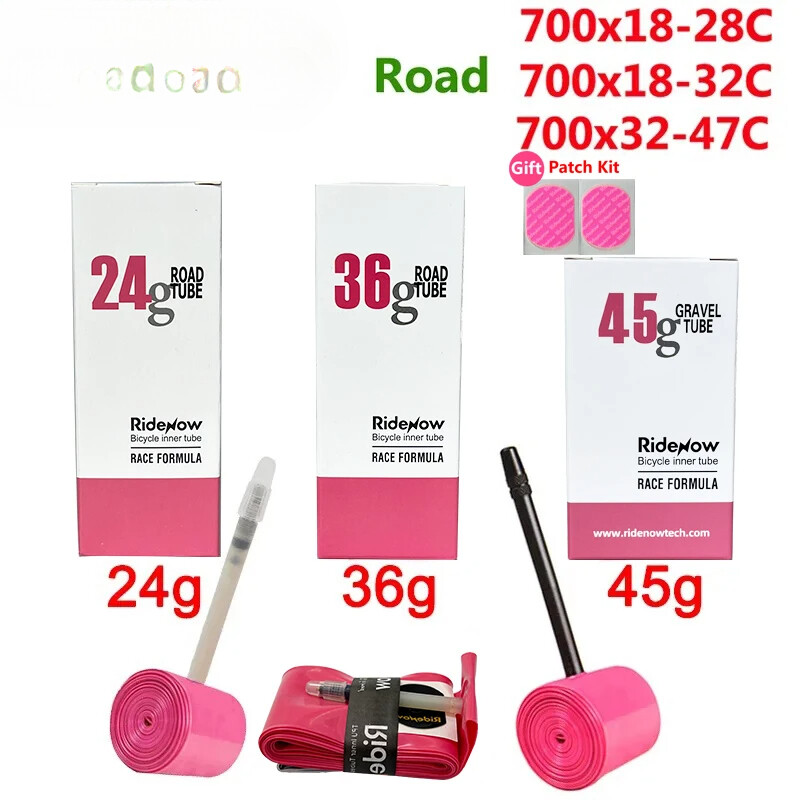 TPU Road Bike Inner Tube for MTB Gravel Bikes with Patch Kit