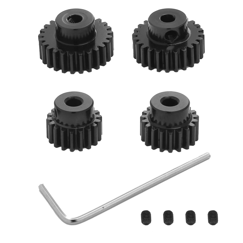 1/10 Scale Aluminum Motor Gear for TAMIYA TT01 TT02 TB02 TA05 Grasshopper RC Cars