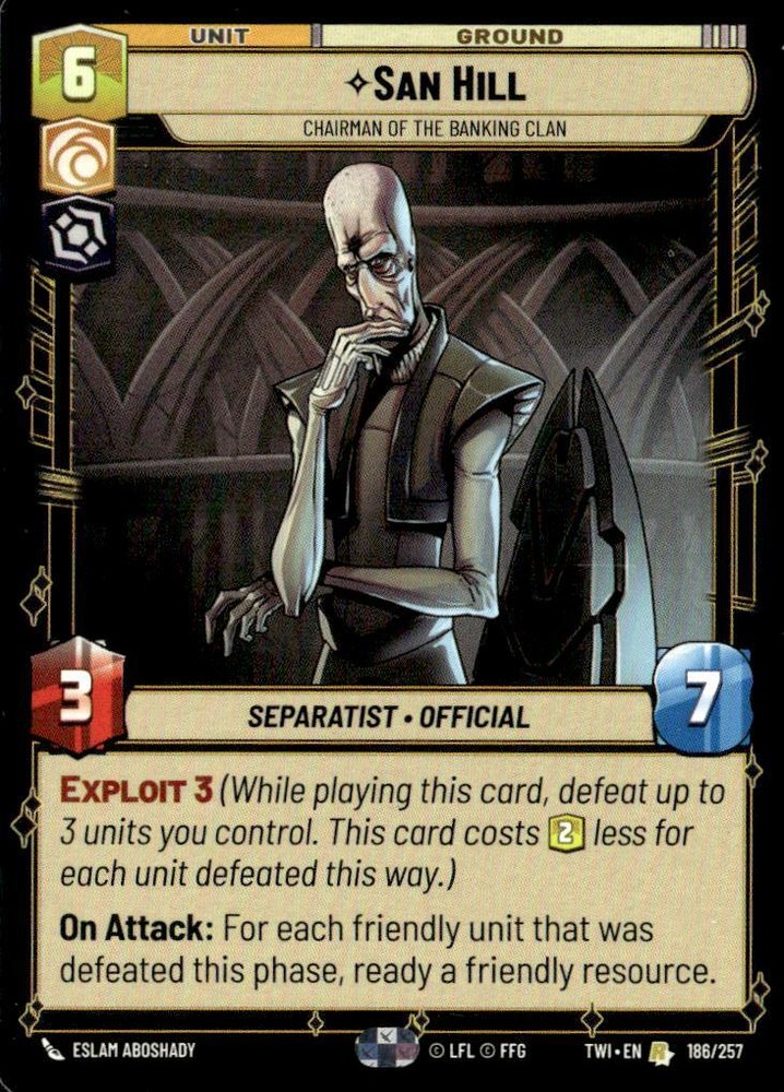 Star Wars Twilight of the Republic San Hill JW