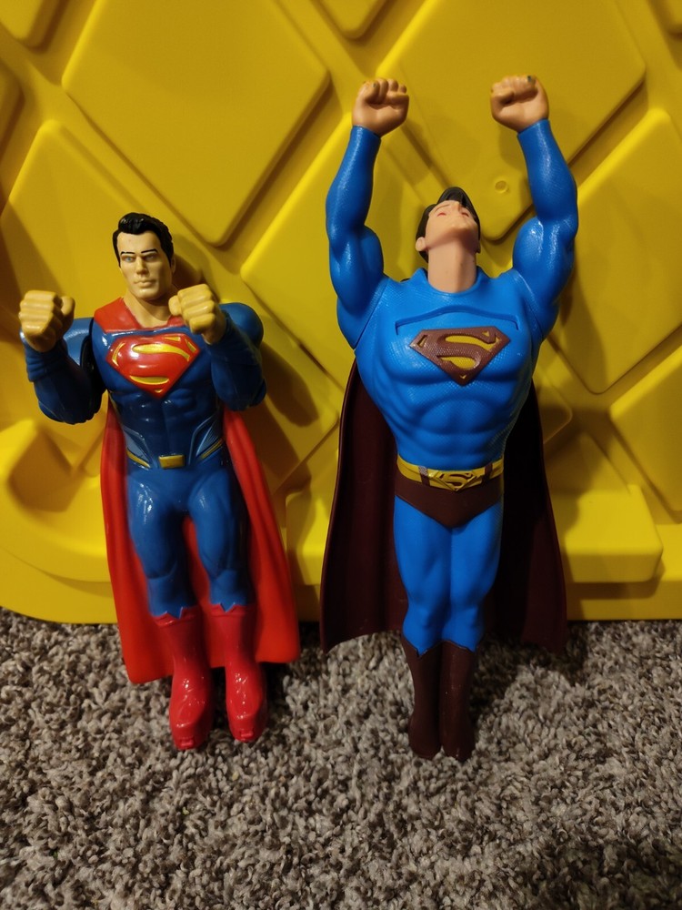 Vintage Superman action figures collectible retro DC comics toys