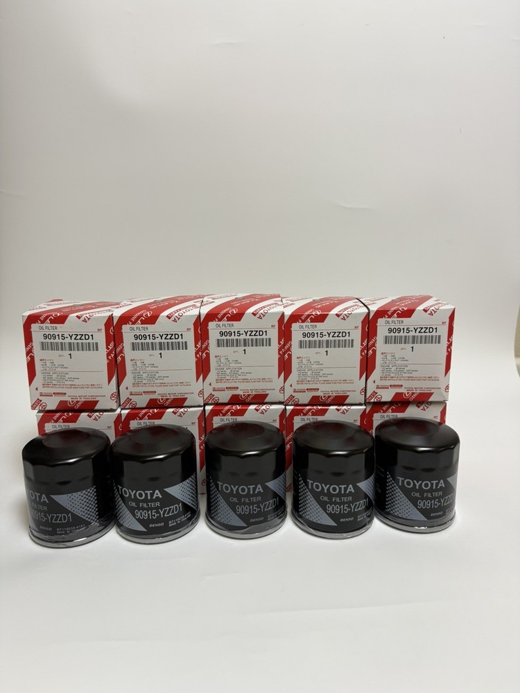 Genuine OEM Toyota Lexus Oil Filters 90915-YZZD1 (10 FILTERS)