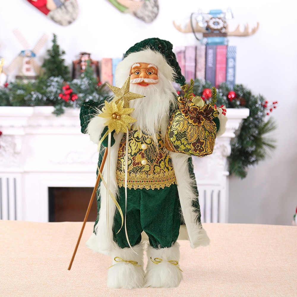 Santa Claus Doll 11.8 In Santa Claus Figurine Christmas Decoration Gift