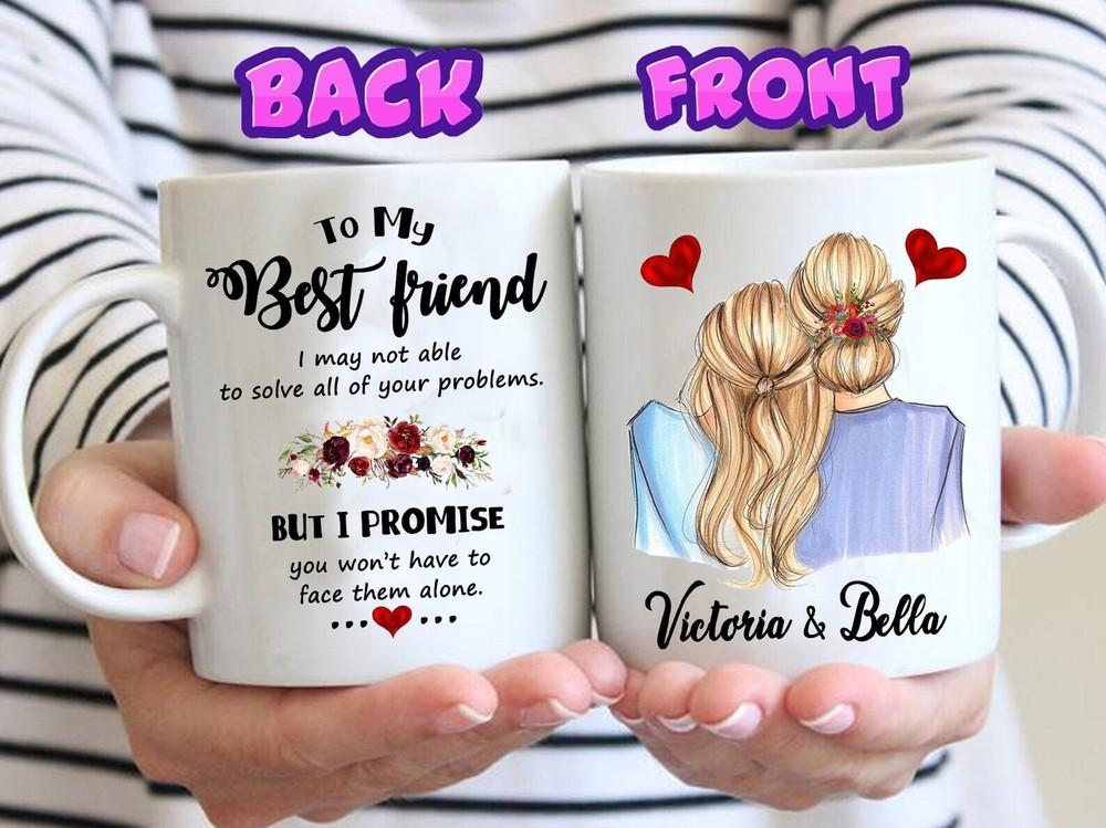 Sisters Mug Gift Blonde & Blonde Personalized Gift Especially For Sisters