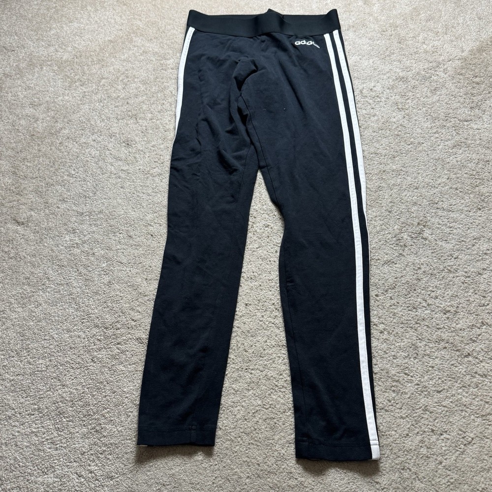 Adidas Cropped Legging Capri Pants Womens Small Black