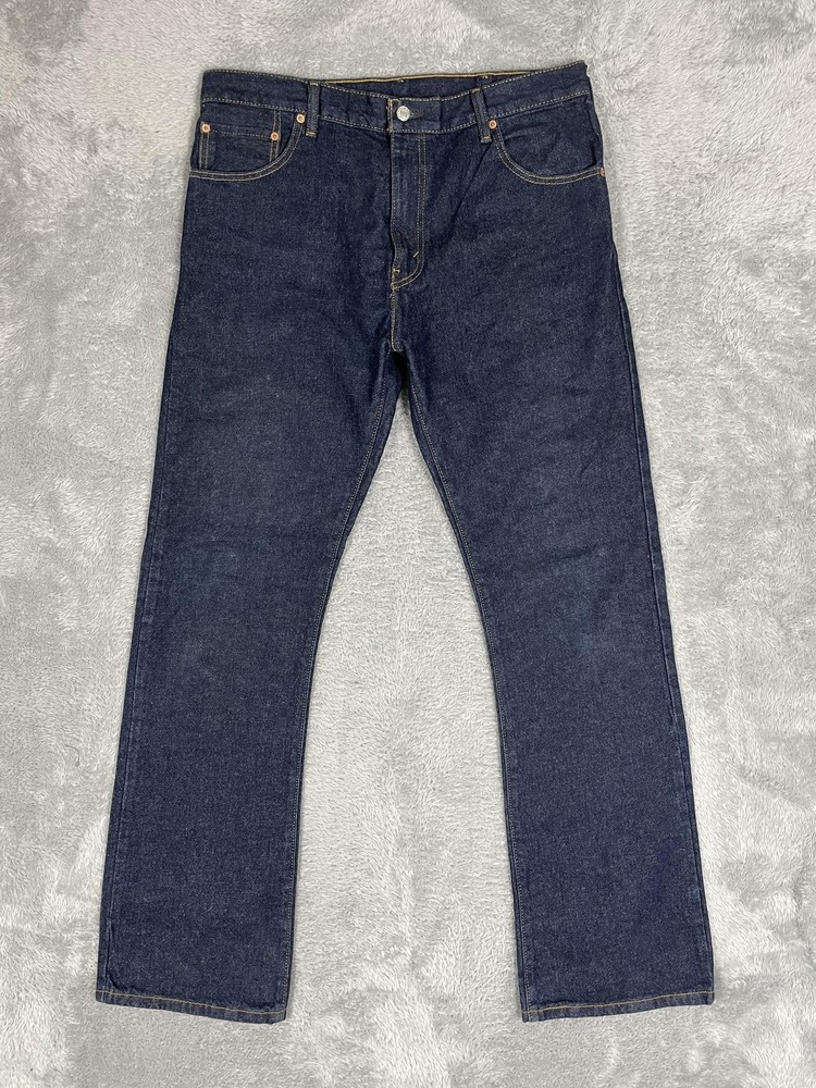 Levis 517 Jeans Mens 36x34* Blue Denim Bootcut Dark Wash Zip Fly 100% Cotton