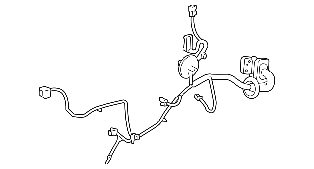 Genuine GM Driver Side Front Door Wiring Harness Part #42681150  