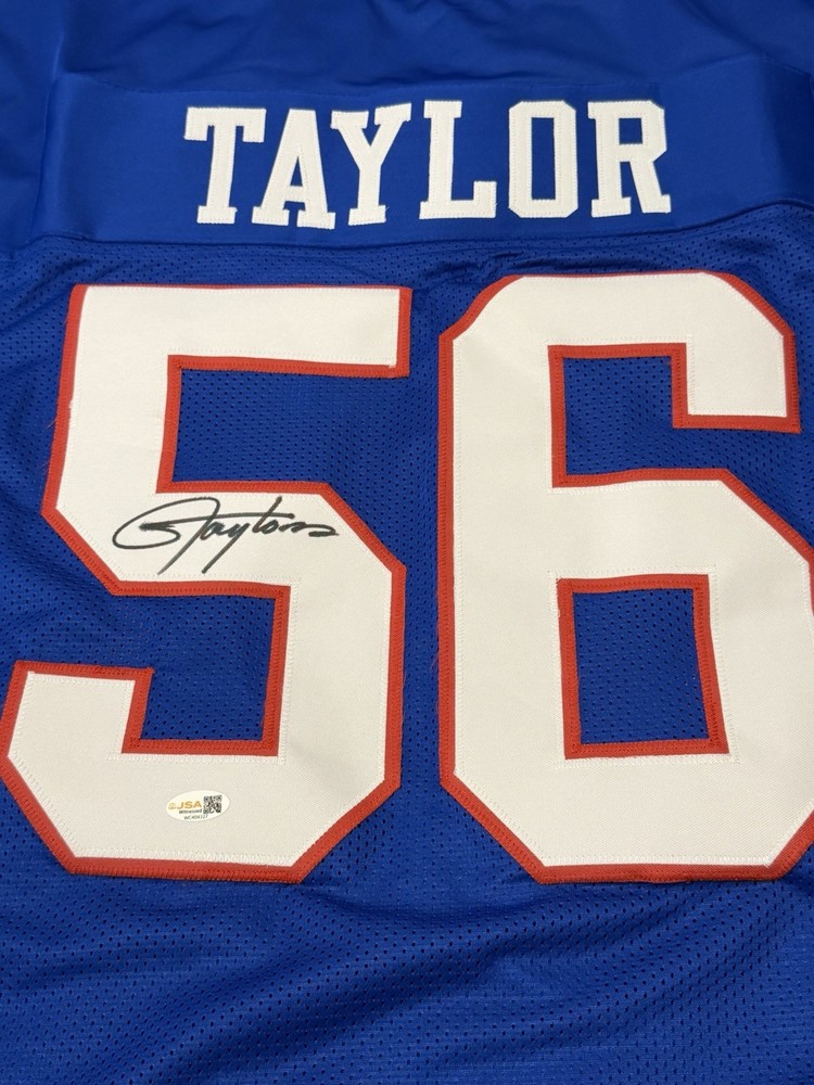 Lawrence Taylor Signed Giants Jersey JSA Witness Auto HOF 🔥