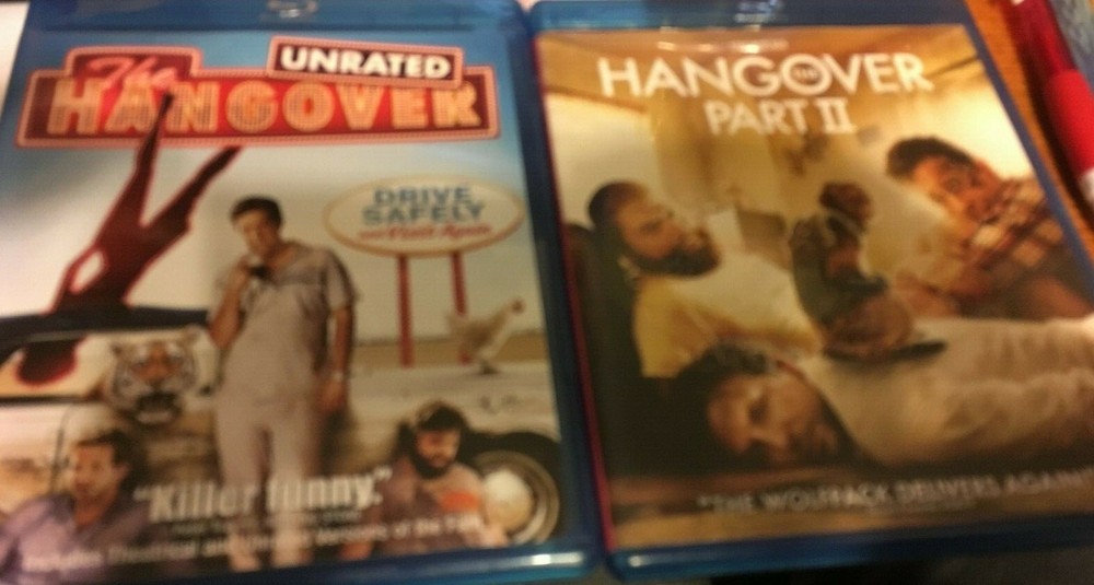 THE HANGOVER AND THE HANGOVER PART II BLU-RAY SET