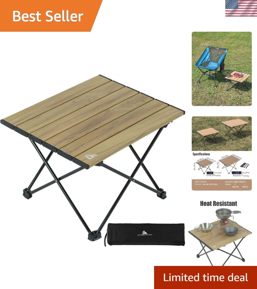 Compact Lightweight Aluminum Camping Folding Table for Picnic Travel Outdoor
