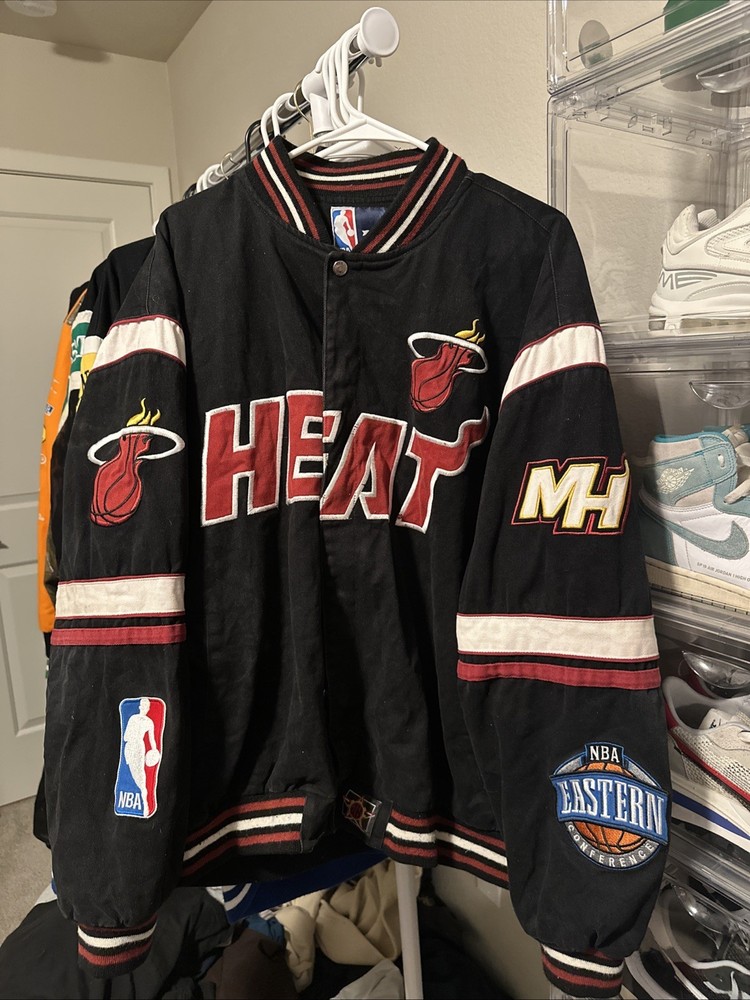 Jh Design Miami Heat Vintage Jacket Size XL