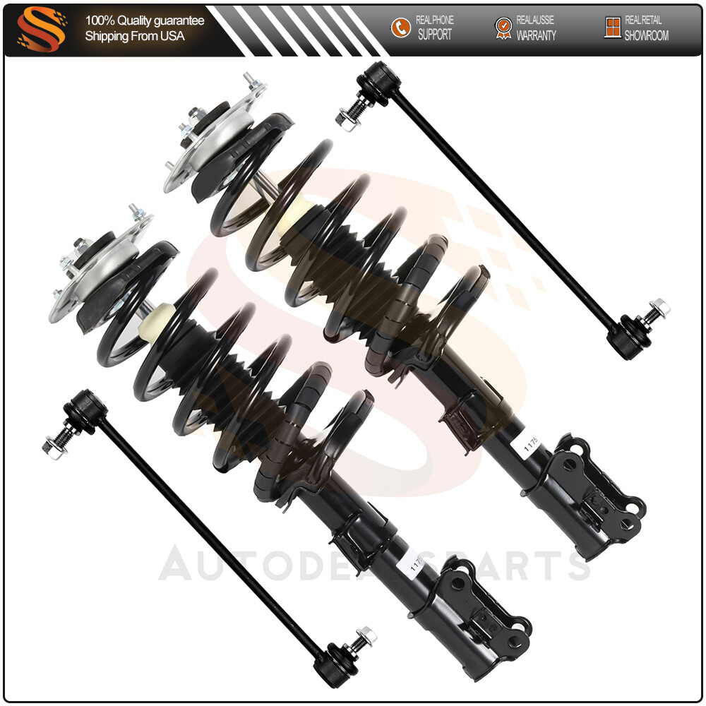 03-14 Volvo XC90 Front Suspension Kit with Struts, Springs & End Links  