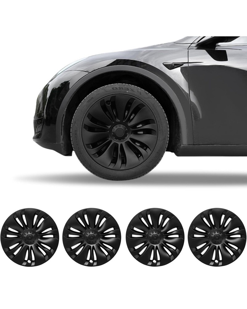 Tesla Model Y 19 Inch Gemini Wheel Cover Set - 4pcs Full Coverage Hubcaps