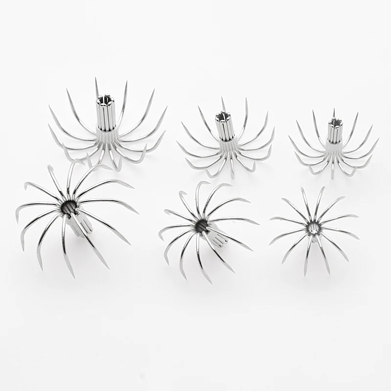 High-quality Squid Hooks Stainless Steel Barb Free Fishing Hooks, Sea Fishing