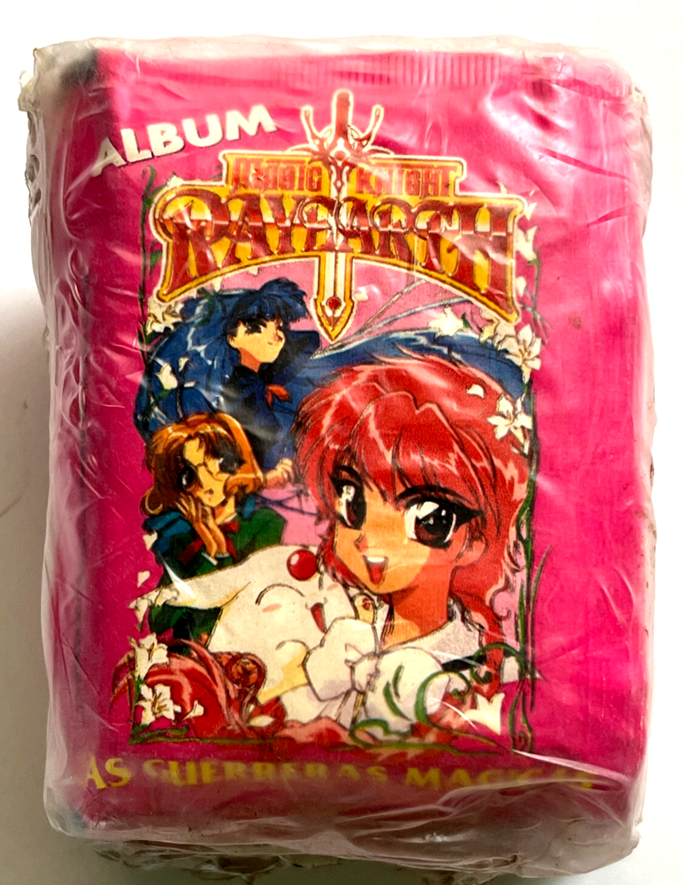 1996 BOX MAGIC KNIGHT RAYEARTH Navarrete Stickers - 50 Sealed Packs Peru Edition