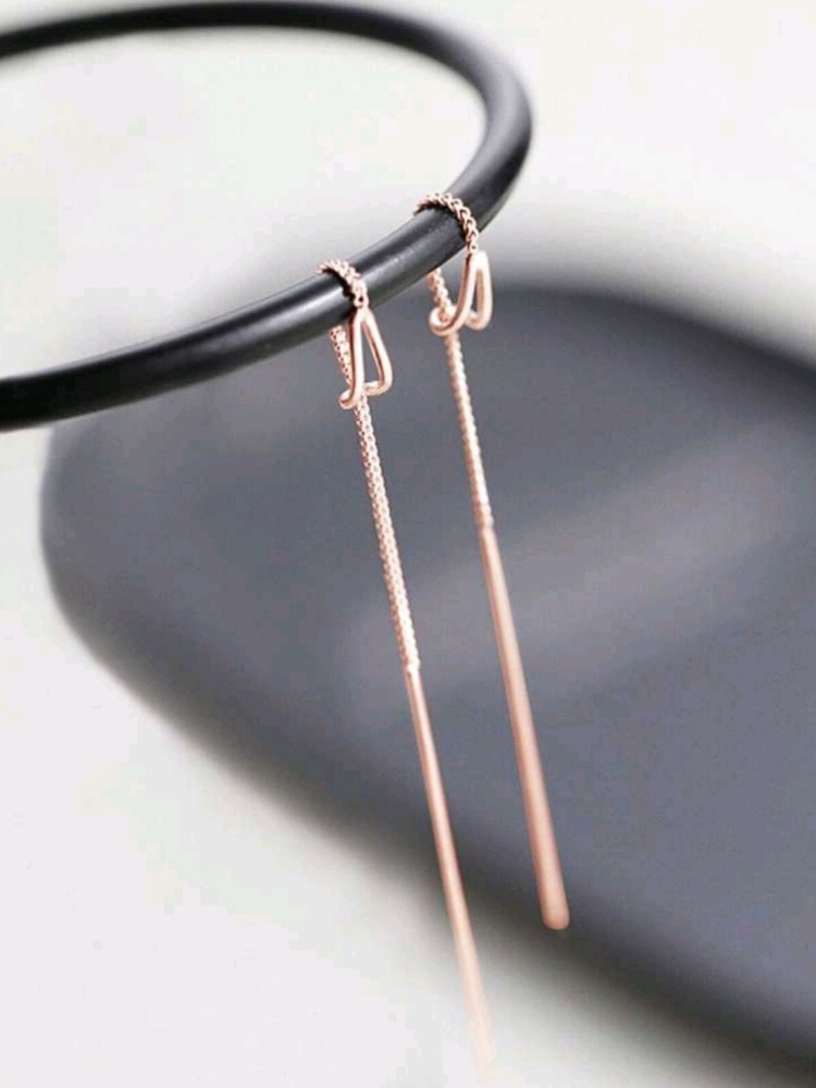 14k Gold Threader Earrings Set: Perfect Birthday Gift for Women