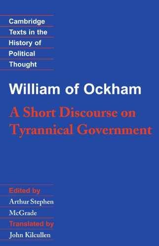 William of Ockham: A Short Discourse on - Paperback, by Ockham William of - Good