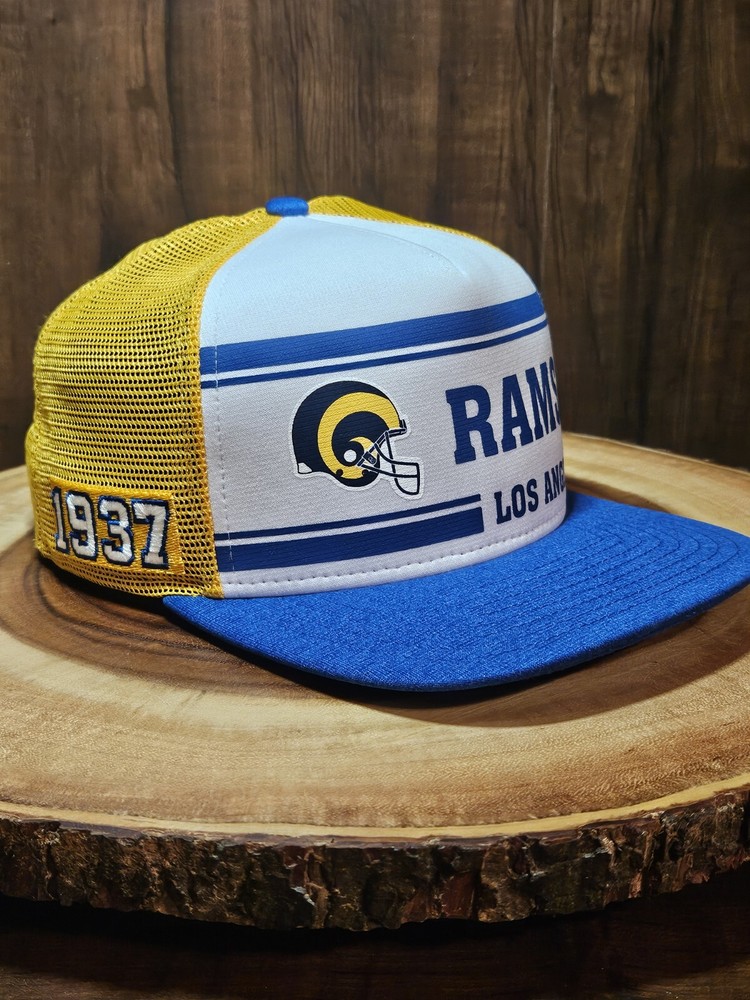 Los Angeles Rams New Era 9Fifty Trucker Snapback Adjustable Hat Cap NFL Footbal