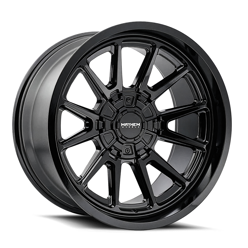 MAYHEM INTREPID 8116 GLOSS BLACK 20X9 8-170 0MM 125.2MM