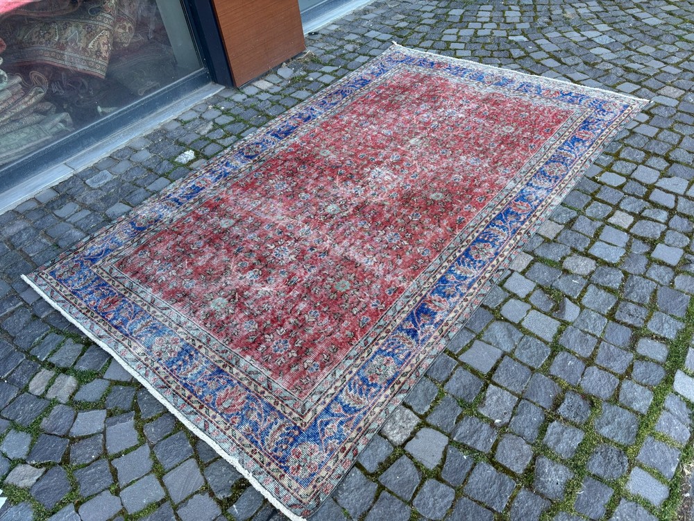 Large rug, Turkish rug, Wool rug, Vintage rug, Handmade rug | 5,3 x 8,7 ft