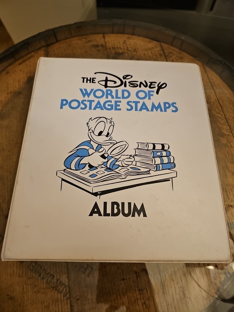 1980 The Disney World Of Postage Stamps Album 24 out of 61 Pages Complete Nice!