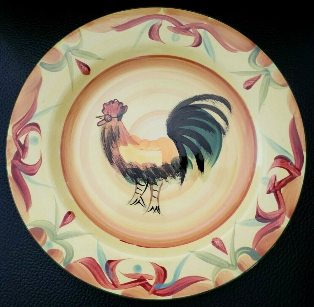 PFaltzgraff Tuscan Rooster Salad Plates Set of 2 8.5 Inch Dishes