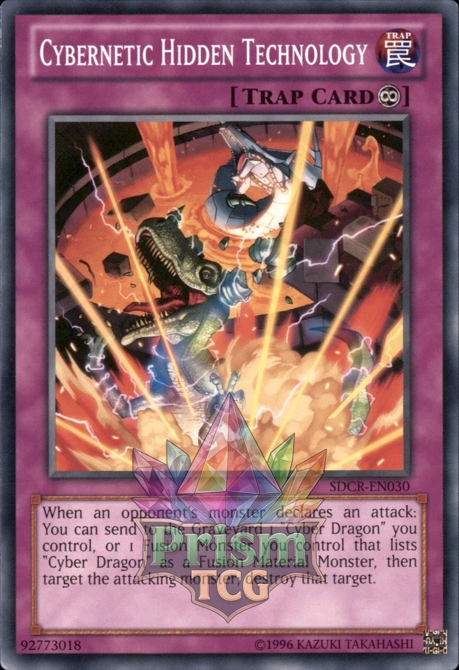 Cybernetic Hidden Tech SDCR-EN030 Yugioh Trading Card