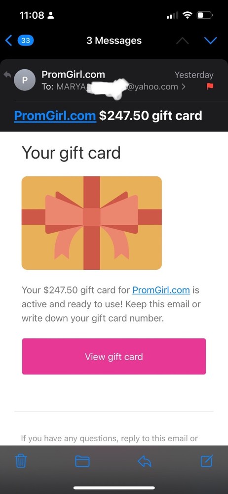 PromGirl $247.50 Virtual Gift Card-image