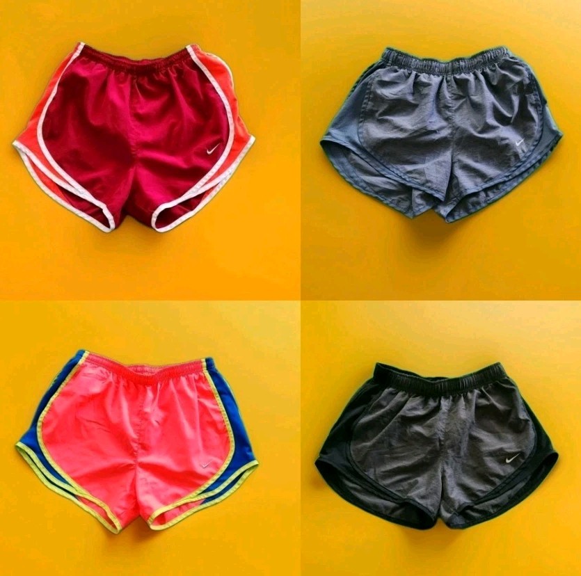 Nike Women's Dri-Fit Bundle LotOf 4 Drawstring Lined Tempo Running Shorts! S