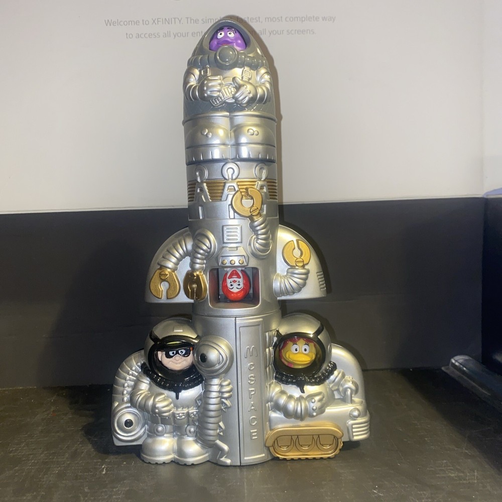 Mcdonalds Happy Set Rocket Macspace F/S-M411 from japan Rare  Good condition
