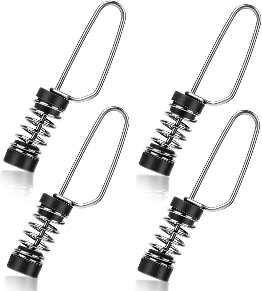 4 Pcs Stainless Steel Marine Boat Flag Clips for Fishing Flags